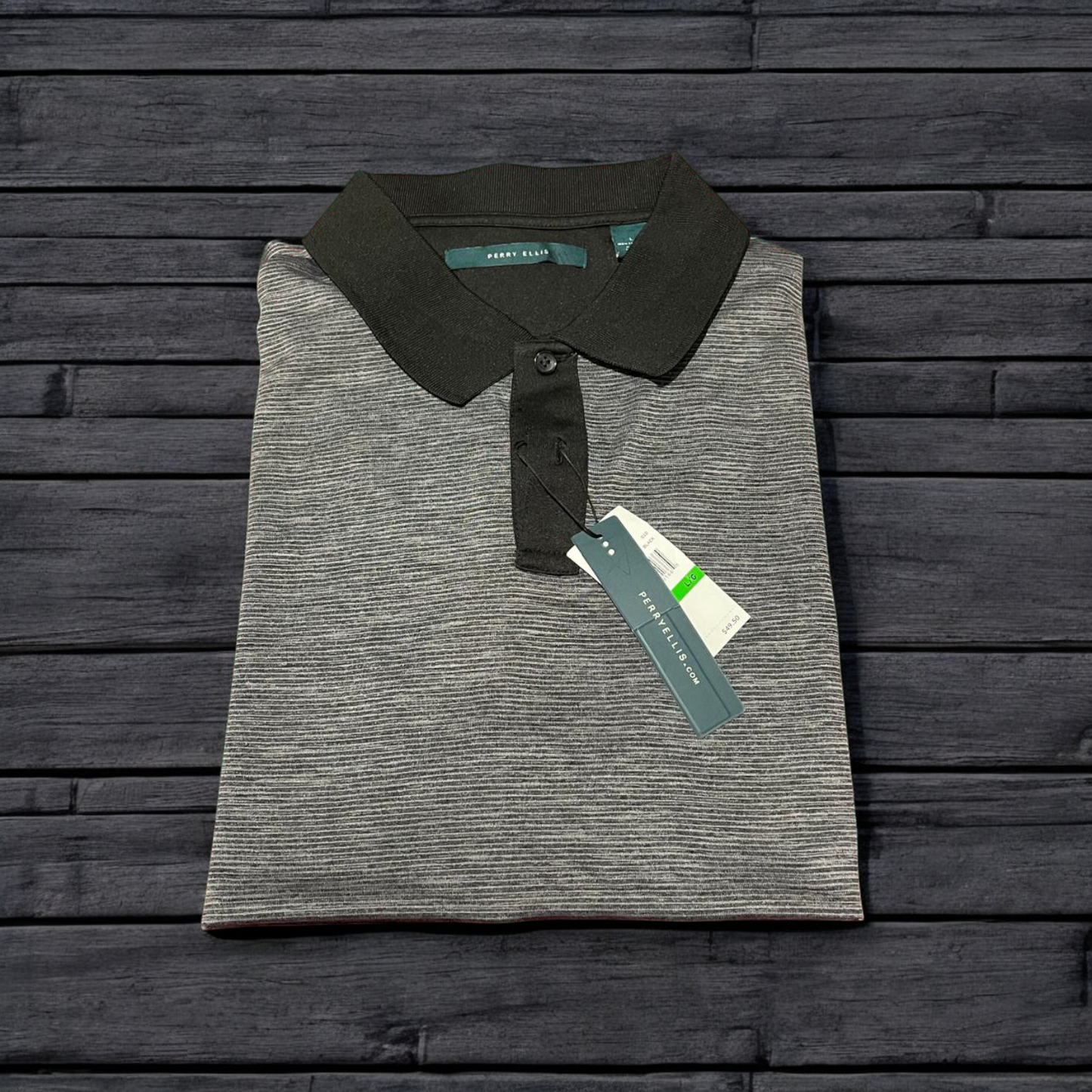 Camisa Perry Ellis manga corta L