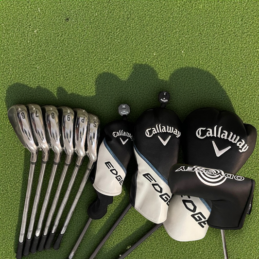 Set Callaway 6-PW, 5H, 3W, Driver + Putter Odyssey
